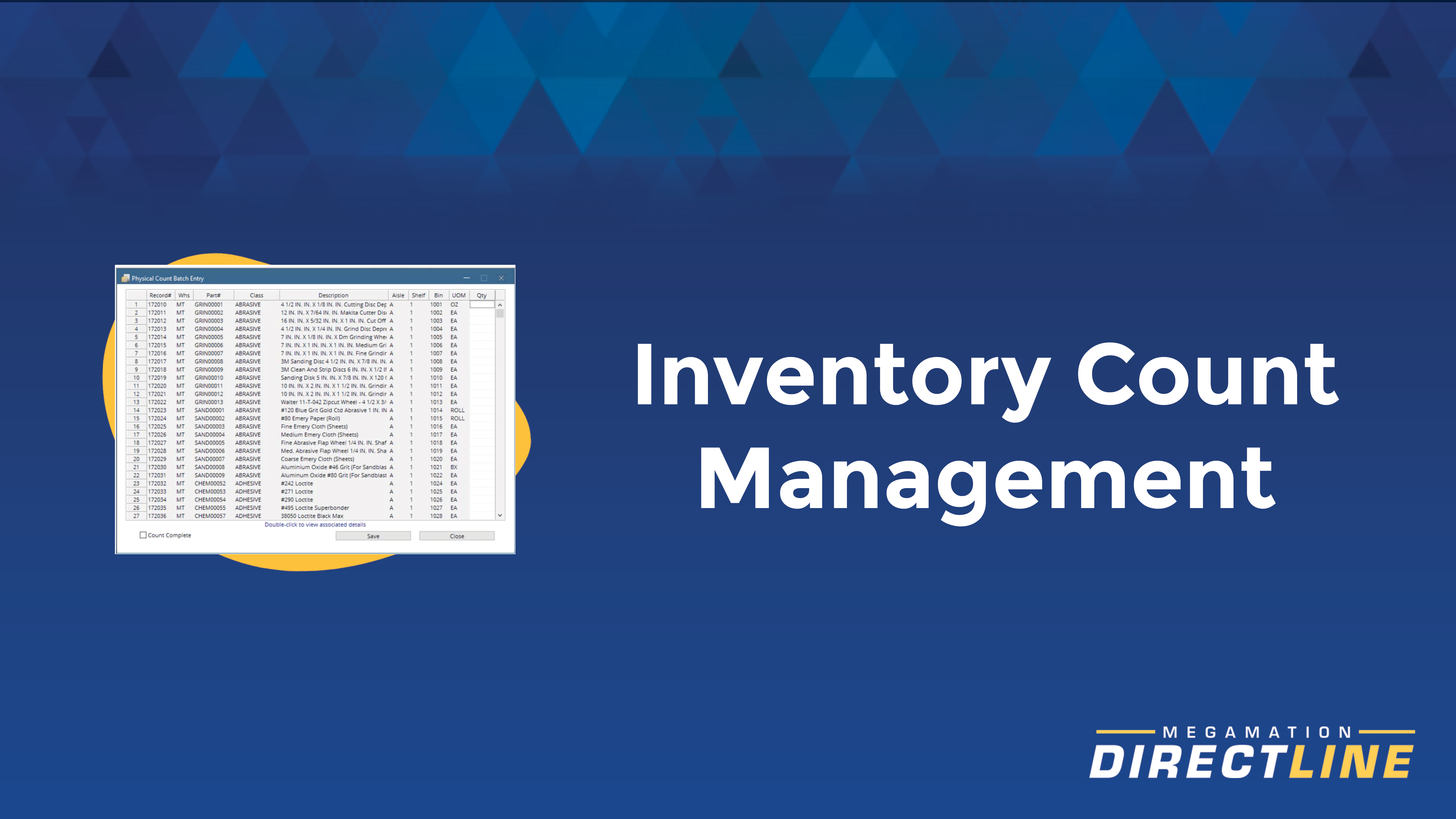 Inventory Count Management