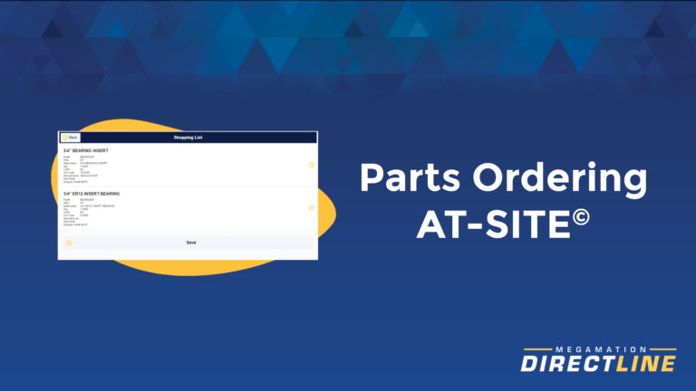 Parts Ordering AT-SITEĀ©